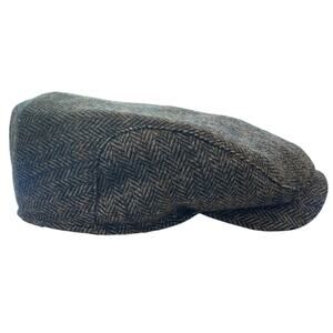 NEW Wigens 100% Wool Herringbone Ivy Contemporary Cap (110530) Size 61 Sweden